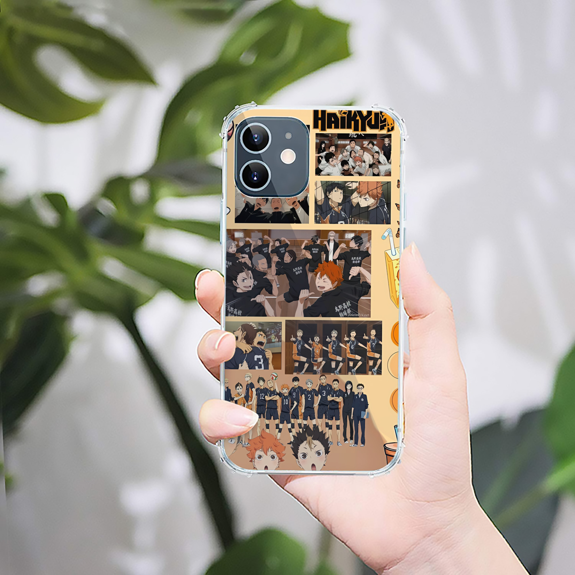 （画像用） ハイキュー!! Haikyu!! 【iPhone 12シリーズ対応】透明スマホケース（クリアソフトケース）